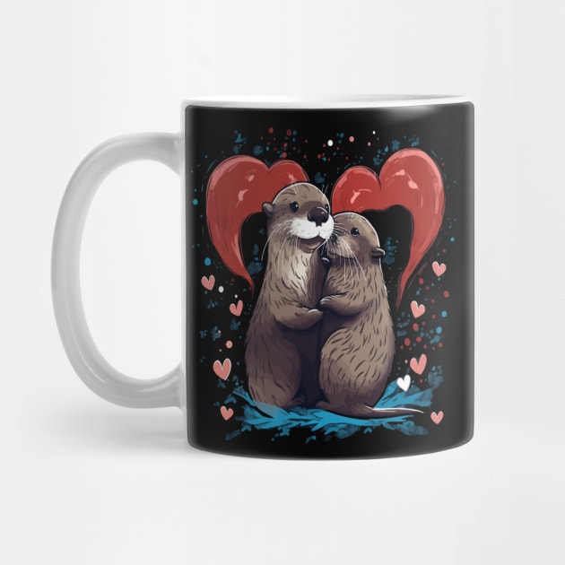 Otter Valentine Day by JH Mart